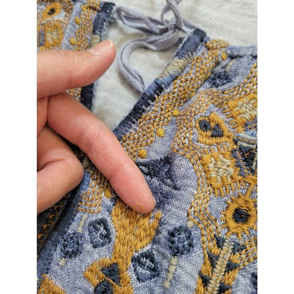 Johnny was embroidered blouse XL - Picture 7 of 9